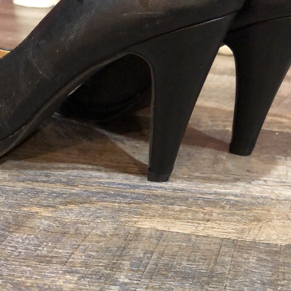 Allerga K Black Pumps w Heels Size 9.5 - Picture 4 of 9